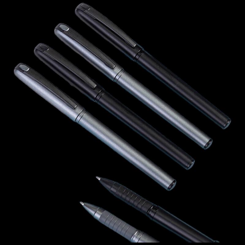 Deli S26 0.7mm Black Gel Pen, 12-Pack