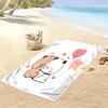 Bubu Dudu Print Beach Towel, Large Soft Quick Dry Towel for Beach Camping Swimming