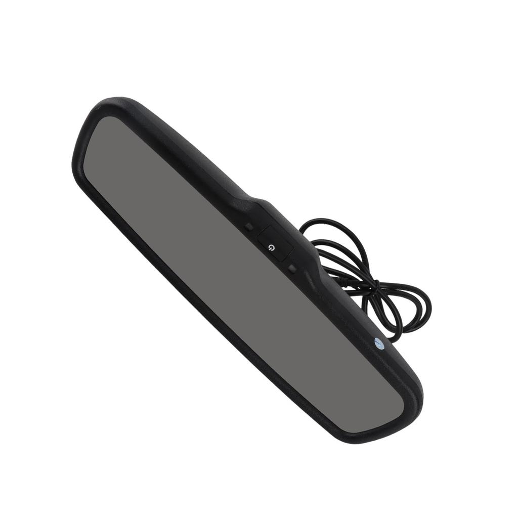Car Rrview Mirror Monitor, 4.3 Inch Auto Dimming Car Rrview Mirror Monitor with Bracket Black Rrview Monitor for Car