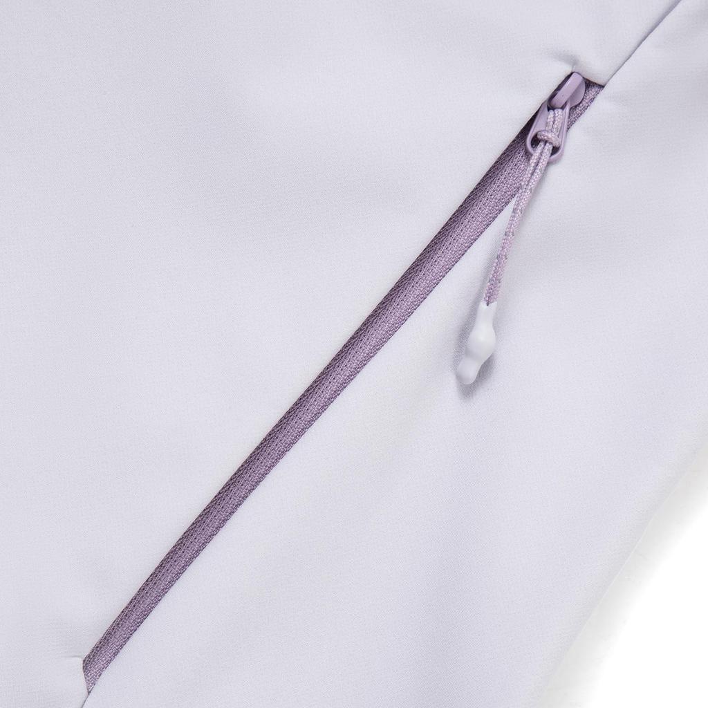 Li Ning Running Series Windproof Water-Repellent Hooded Softshell Jacket Women Jackets Sea-Salt-Purple AFDVG72-2