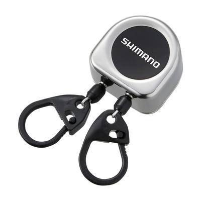 SHIMANO Διπλός Καρφιτσωτός Μηχανισμός Ανάκλησης Μεταλλικός Ματ Μαύρος PI-411R