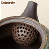 200ml Fortune Teapot Boutique Tea Infuser Pot Tea Soaking Kettle With Ball Hole Chinese Tea Tableware Ornaments Collection Craft