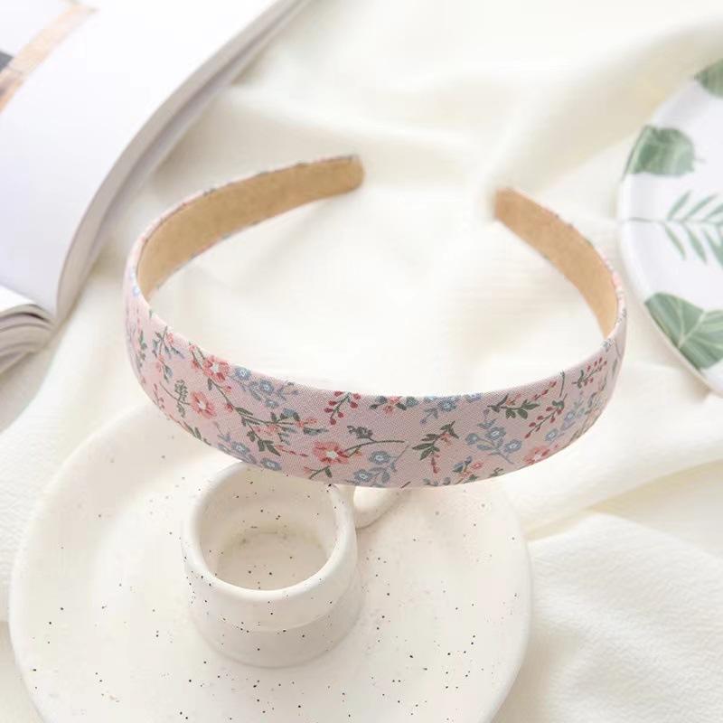 Japan And South Korea Spring Color Fairy Fan Girl Floral Headband Fashion Out Pressure Hair Kasen Hair Accessories Female Hairpin