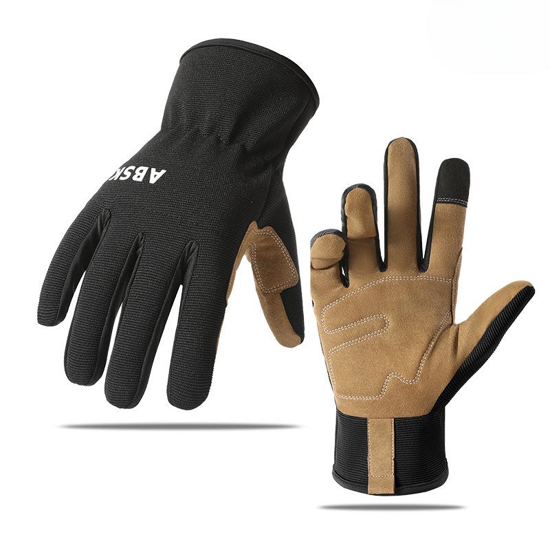 Gardening Protective Gloves Microfiber Anti-slip Wear-resistant Anti Spinning Touch Screen Mechanical Maintenance Garden Work Labor Protection Gloves
