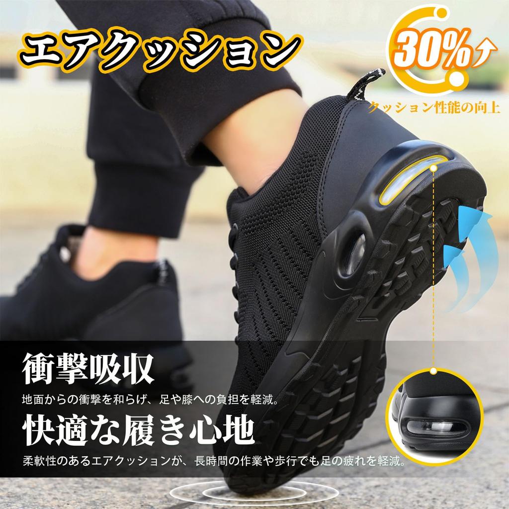 Safety Work Shoes for Men and Air Cushioned Safety Sneakers with Steel Toe Nail for Construction Sites Size [nieion] Shoes, Women, Cap, Protection,