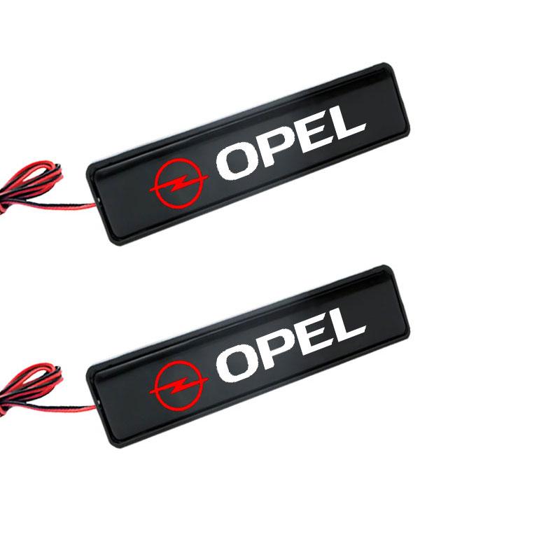 Car Light LED Front Hood Grille Emblem Badge Decorative For Opel Astra H G J Insignia Mokka Zafira Corsa Vectra C D Antara