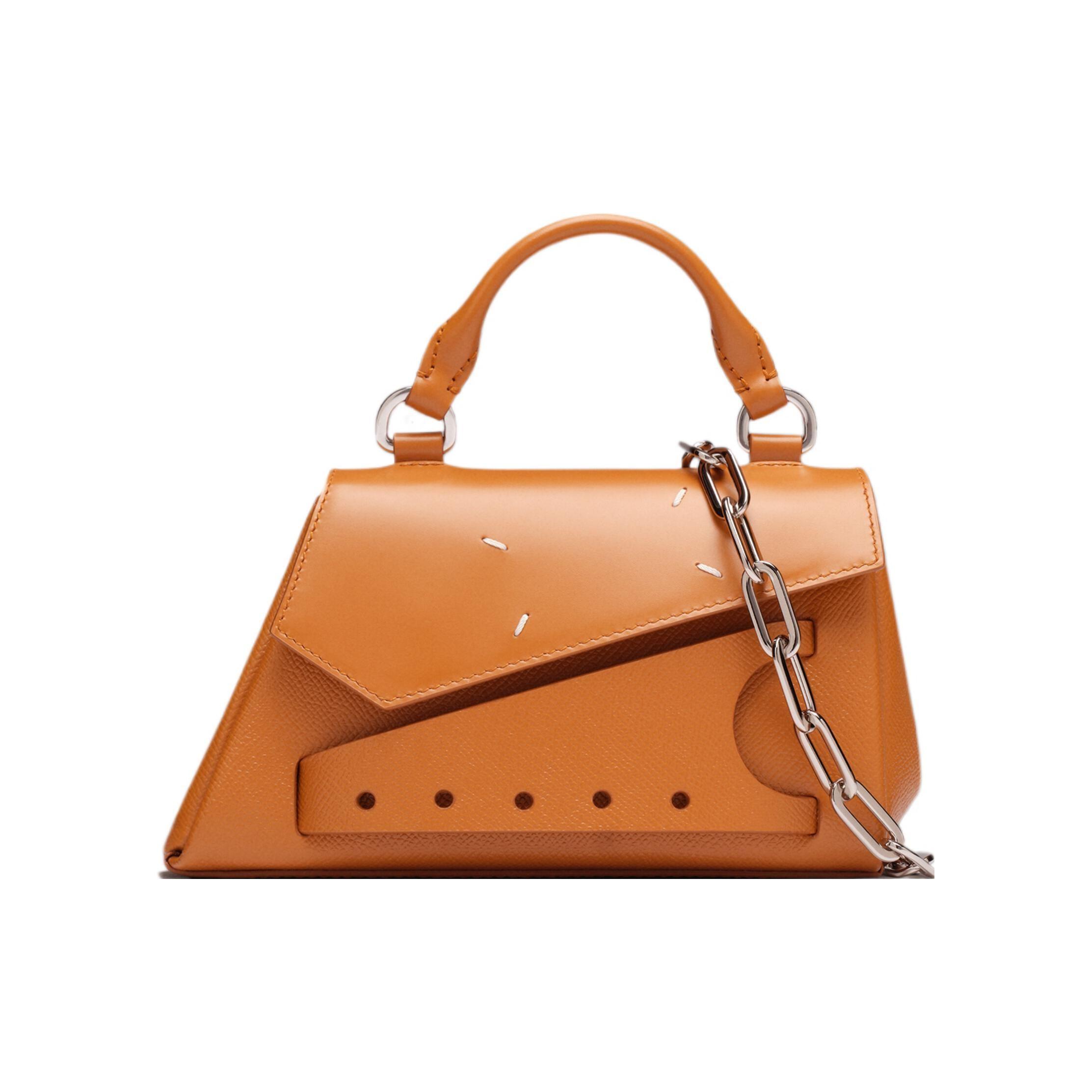

Maison Margiela Metal Hardware Adjustable Detachable Shoulder Strap Calfskin Crossbody Handbag Women Handbag Orange SB1WD0013P4745T2336 Basic Set (Bag+Dust Bag)