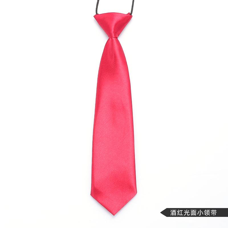 Krawaty Dziecięce Chłopcy i Dziewczynki Mundurki Szkolne Podstawowe Przedszkole Koszule Formalne Bez Jednolitego Koloru Występy Małe Krawaty