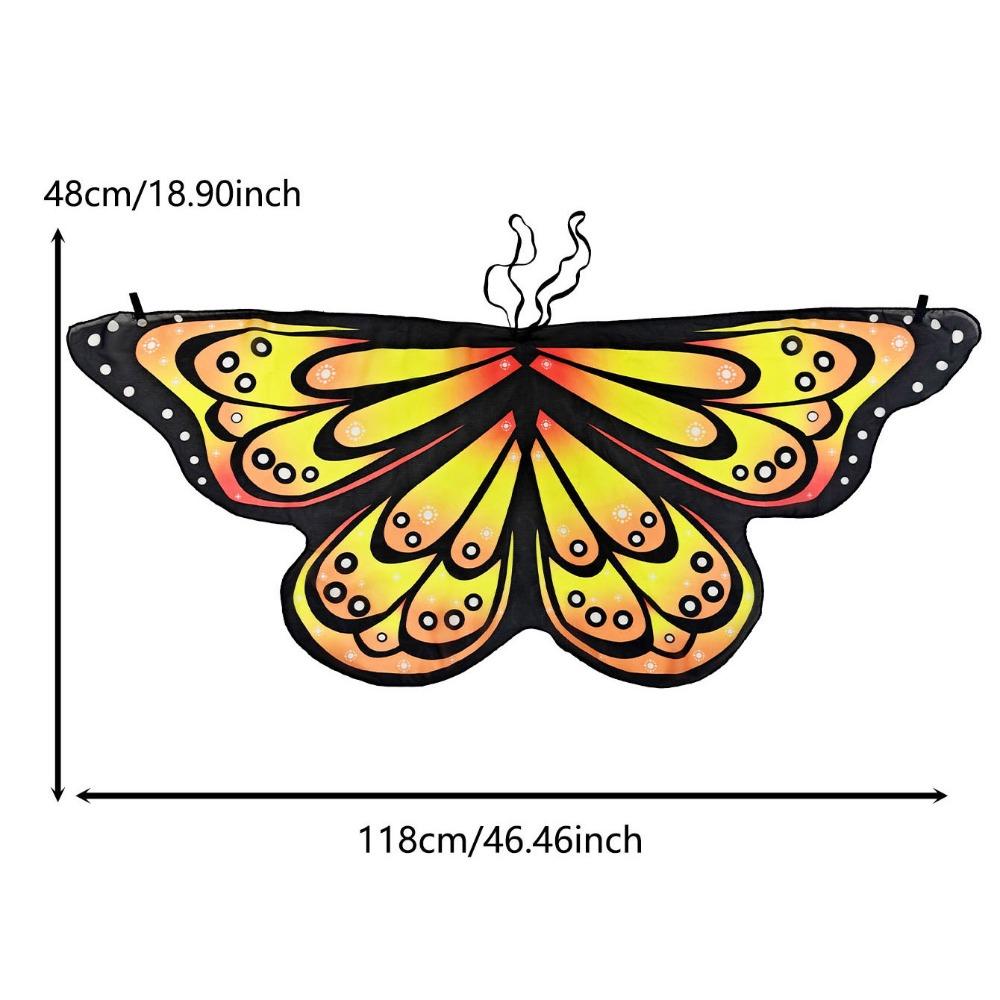 Cosplay Costume Cape Butterfly Fancy Dress Fairy Shawl Fashion Pixie Cloak  Party Accessories 4