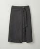 Artid Belted Button-Up Wrap Skirt_2 Colors