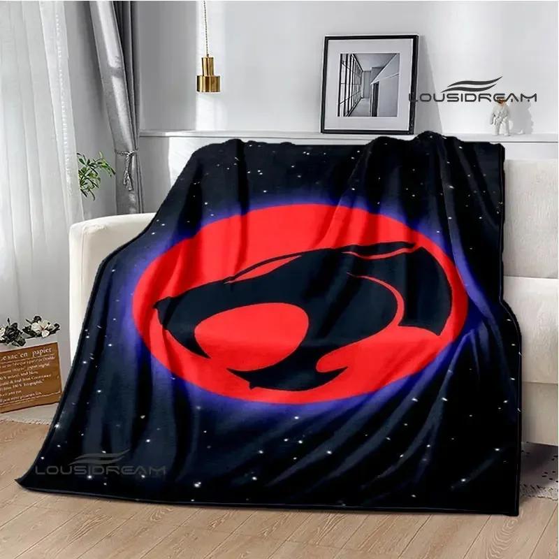 Thundercats Cartoon-Druckdecke, warme Decke für Kinder, T-Flansch-Decke, Heimreisedecke, Bettauskleidung, Geburtstagsgeschenk