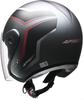 LEAD APRET Motorcycle Jet Matte One Size Fits Most Helmet, Gunmetal, (Under 57-60cm)
