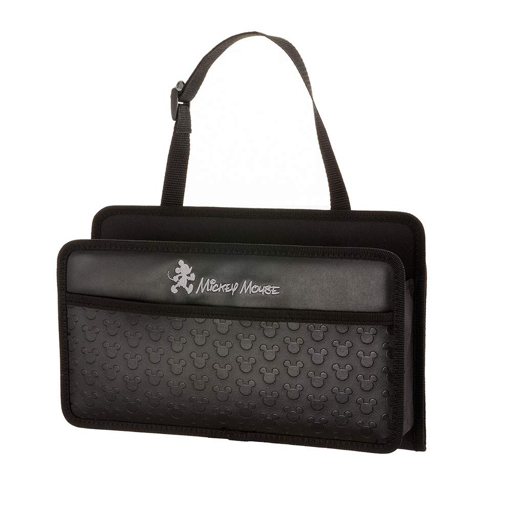 Napolex Disney Seatback Large Capacity Car Mickey Mouse Leather-Look Pocket, Rear-Mounted, Slim, Compact, Storage, Accessory, Design, WD-394