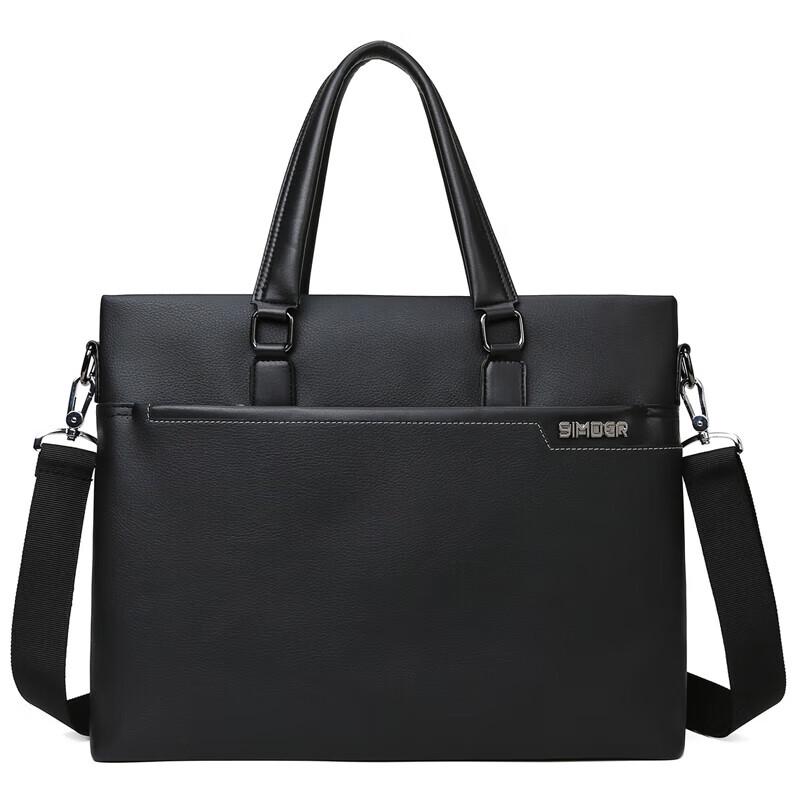 SIMOER Повседневная деловая сумка через плечо из ПУ-кожи