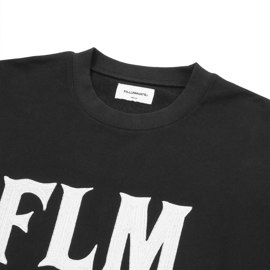 FILLUMINATE Flm Stitch Logo Sweatshirt - Black