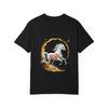 White T Shirt with Horse and 2026 Design for Casual Wear