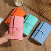 Vintage Stock Notebook Customizable Tied Tri-Fold Notepad Student Notebook Travel Card Cover Stamping Book Origin China