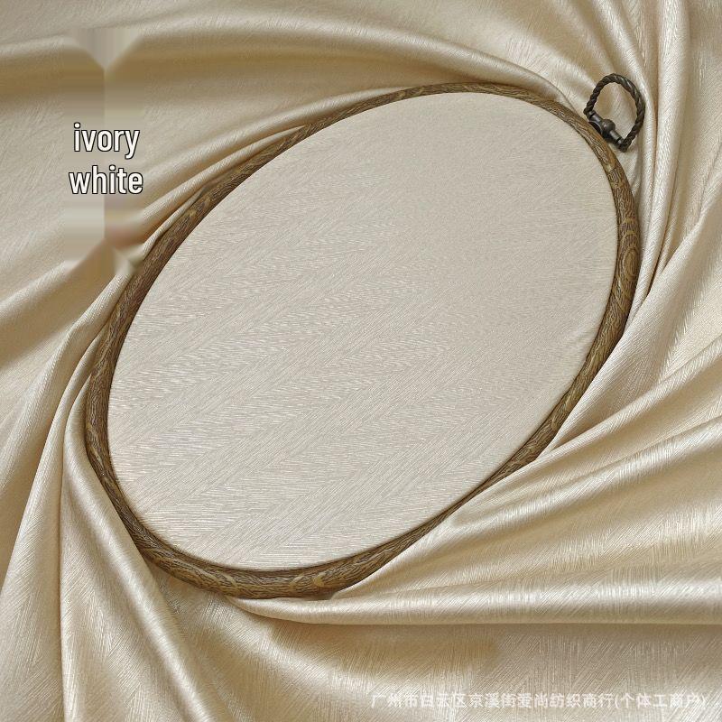 Herringbone Solid Color Twill Jacquard Fabric for Hanfu and Cheongsam Skirts