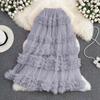 Women's Mesh Skirt, Irregular Skirt, Minimalist Skirt