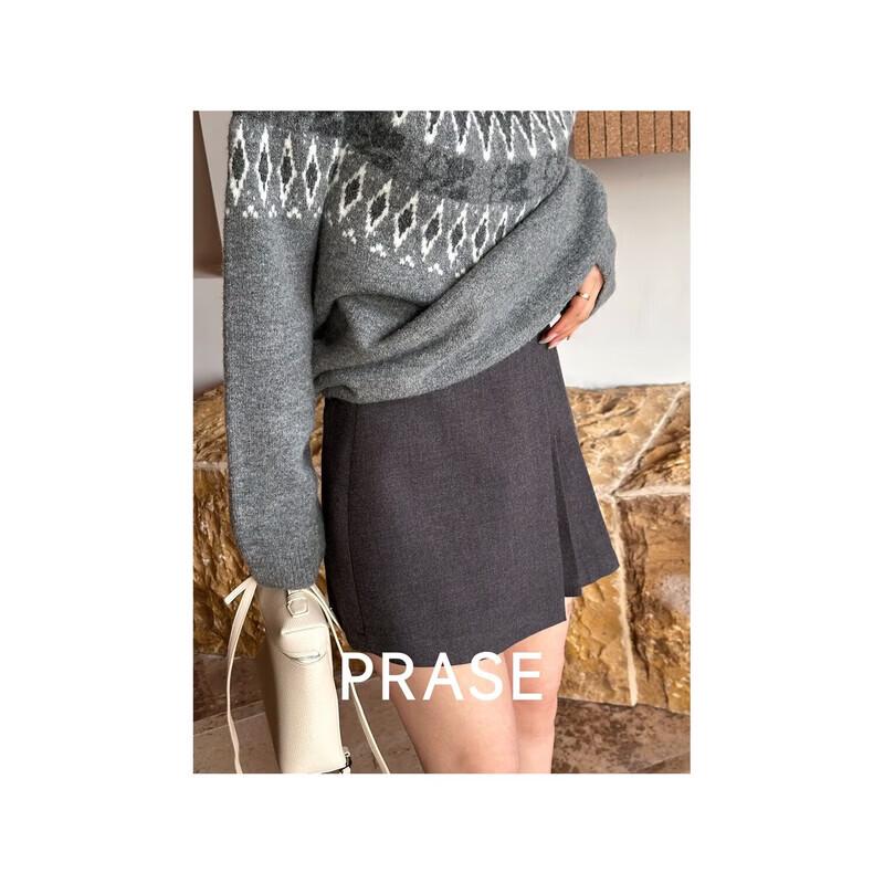 PRASE Women s Winter Pleated A-Line Skort 2XL