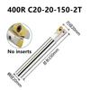 BAP400R Milling Cutter Arbor BAP400R C20 C24 C25 C26 C32 2T 3T Right Angle 90 Deg Milling Cutter Rod for APM1604 APGT Inserts