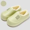 Waterproof Cotton Slippers for Women Men Winter Outdoor Indoor Non Slip Home Plush Shoes Thick Bottom Cute Bear Shoes Couple