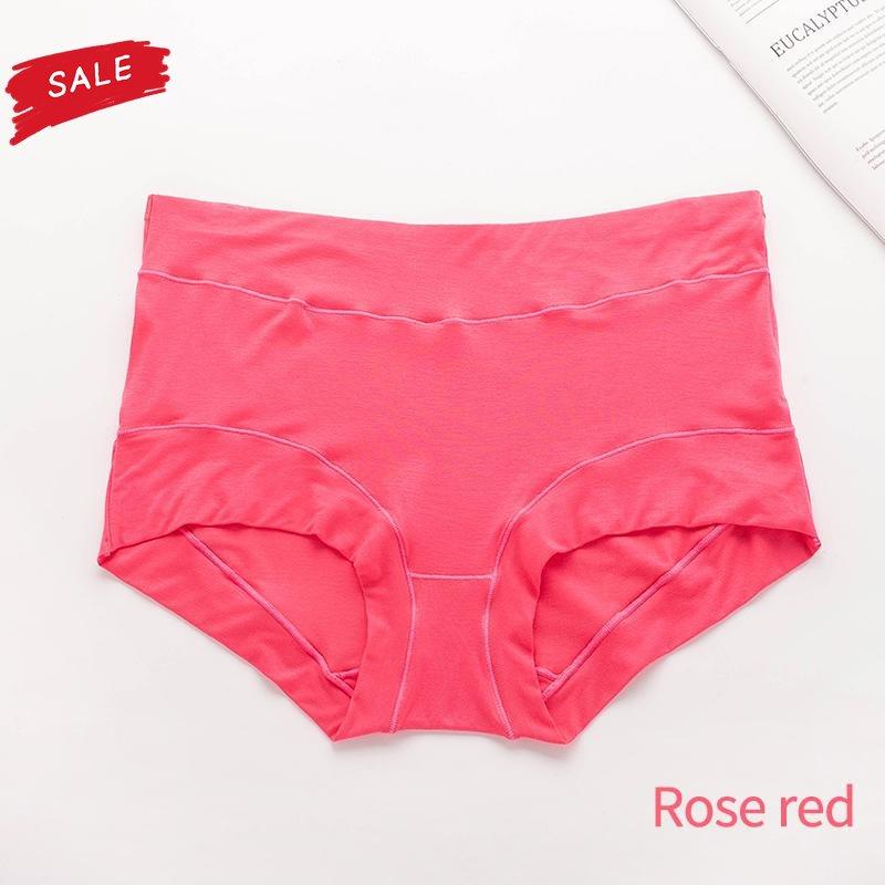 Buy High Waist Tummy Large Size Women's Boxer Briefs Elastic Waistband