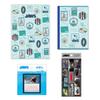 Showa Note Universal Stationery Pack A5 Free A4 Clear File Sticky Stickers Joe's 4-Piece Set Notebook, (Single Type), Notes, Film-Style (942802M01)