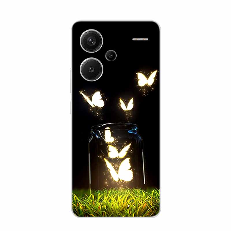For Xiaomi Redmi Note 13 Pro+ Case Note13 Pro Plus Clear Silicone Soft TPU Coque For Redmi Note 13 Pro Plus 5G Back Cover Case