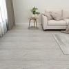 Day and Night - Day and Night Self-adhesive Floor Boards 20 Units Light Gray PVC 1.86 M²