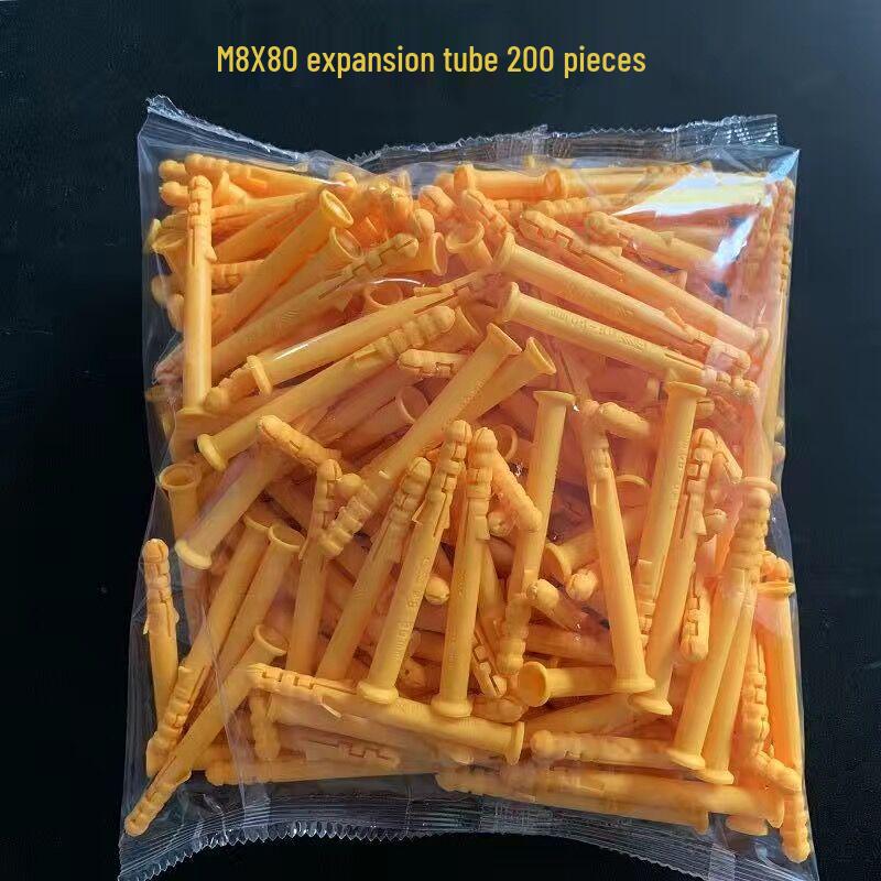 M6 Plastic Expansion Tubes & Wall Plugs for Self-Tapping Screws (6mm & 8mm)