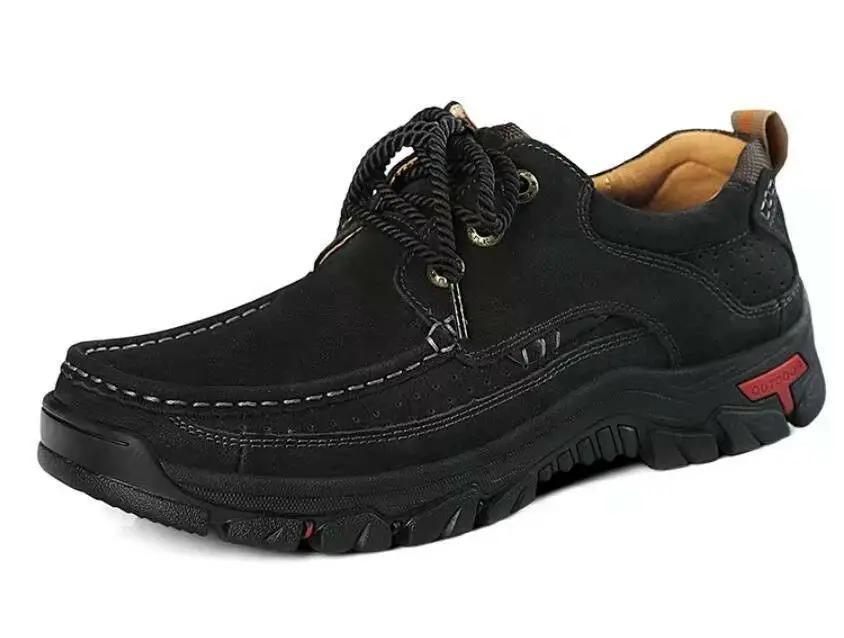 Fashion Outdoor Men's Hiking Shoes Genuine Leather Casual Leather Shoes Men's Shoes