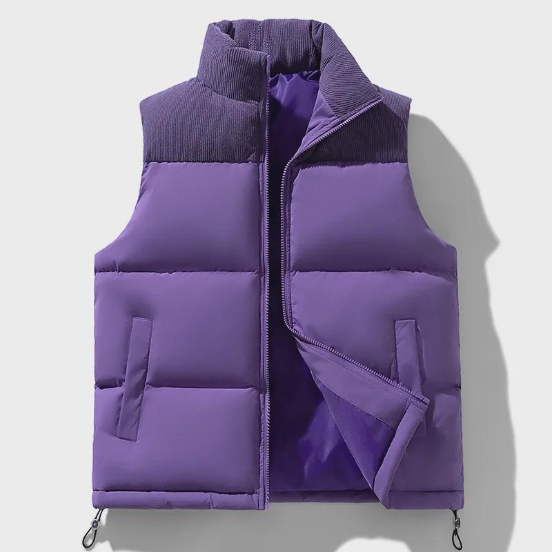Cross-border Winter Cotton Vests with Logo for Men & Women - Warm Corporate Group Wear, Casual Waistcoat Jacket