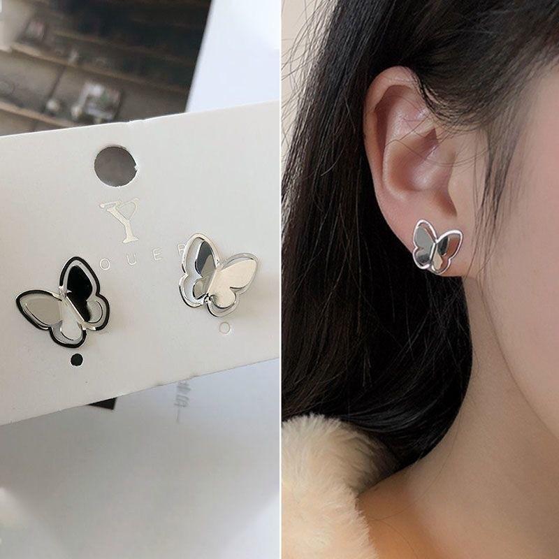 Small and exquisite hole-free ear clips, small fragrant wind, pure desire wind, gentle temperament earrings, trendy high-end explosive butterfly