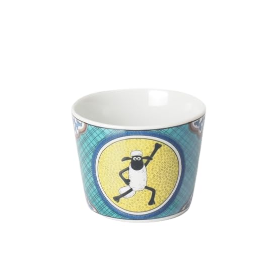 

Kutani ware Iwataya Shaun the Sheep cup, Yoshidaya style, SS-52