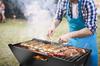 NN21 Portable garden grill, foldable tourist grill
