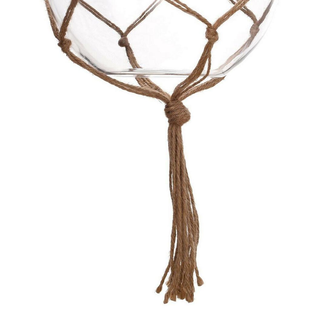 Packung mit 4 Blumenampelhalter Wiederverwendbar Innen Außen Garten Terrasse Vorgarten Dekorative Pflanztopf Hängeseil