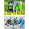 Alloy Sweeper Model Diecast Road Cleaning Refuse Bin Classification Sanitation Vehicles Car Model Sound and Light Kids Gifts
