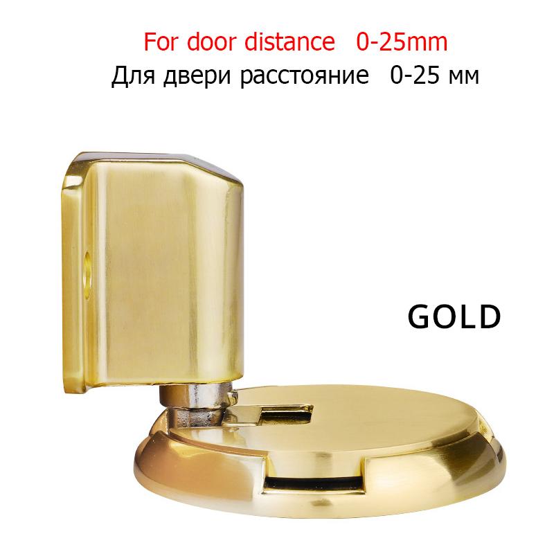 KAK Heavy Duty Magnetic Door Stopper Mechanical Door Stop Adjustable Door Holder Non-punch Sticker Furniture Door Hardware