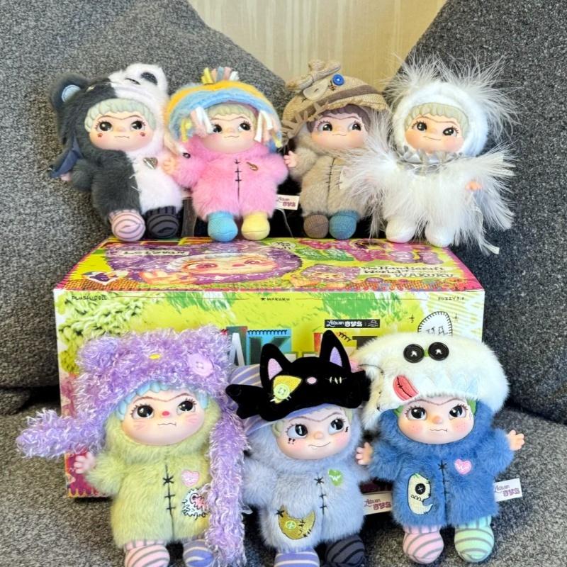 New Hot Wakuku 4Th The Handicraft World Of Wakuku Blind Boxs Cute Trendy Vinyl Plush Keychain Decoration Collectible Toys Gifts