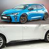 Car Vinyl Decals Side Skirt Graphics Racing Stripes Sticker Waterproof Hatchback Decor Accessories For Toyota Corolla GR Four