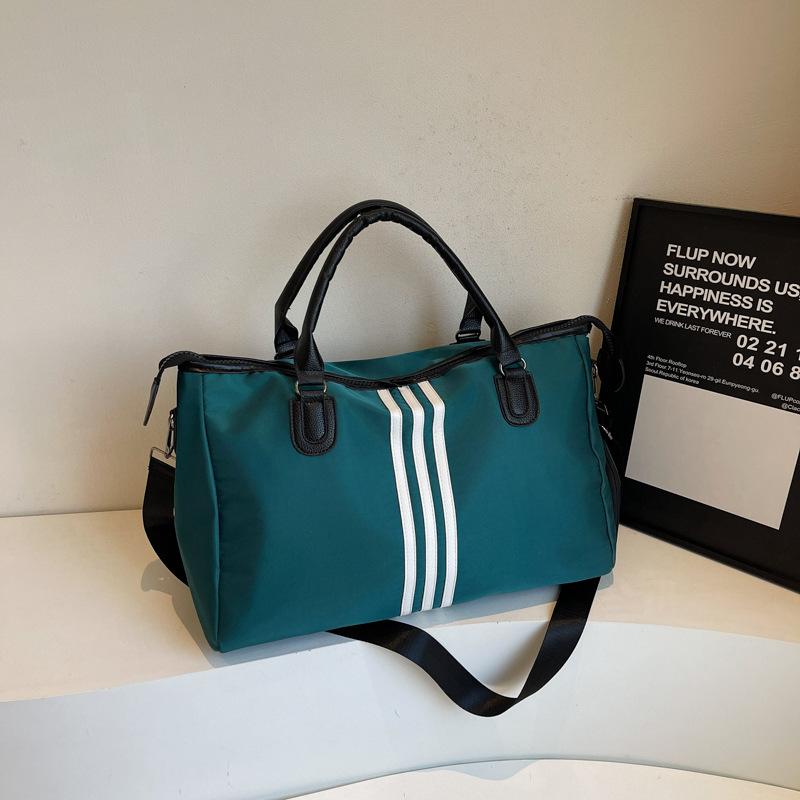 

Luggage bag k-style short-distance travel bag large-capacity women s luggage bag business trip satchel bag dry and wet separation fitness bag for men зелений