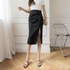 Fashion Spring And Summer Fashion Bandage One Step Hip Skirt Women Clothes Blue Black Skirts Formal