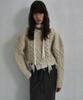 Sio Chunky Cable Sweater_Cream