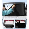 Car Side Window Sun Shade, Magnetic UV Protection Sunshade Cover, Privacy Protection Sun Blocker For Car Front & Rear Windows
