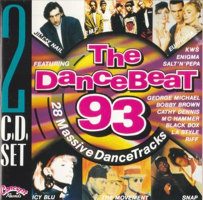CD VARIOUS - Dancebeat 93 CC0261CD Concept Records 1992 Australia Dance & Electronica Used