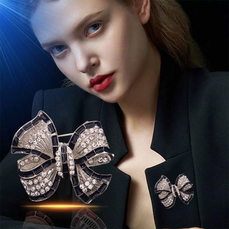 Beautiful Bowknot Brooches For Women Unisex  Palace Style Knot Elegant Casual Party Office Brooch Pins Gifts