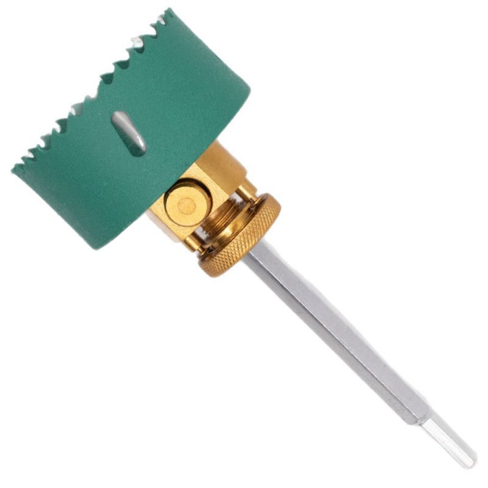 Hexagon Shank Quick-Release Hole Opener Bi-Metal Construction Drill Bit  Downlight Installation