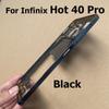 For Infinix Hot 40 Pro Middle Frame Front Bezel Faceplate Frame With Side Button Repair Spare Parts