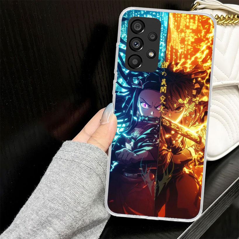 Kamado Nezuko Demon Slayers Case for Samsung Galaxy A52 A42 A32 A22 A12 A51 A50 A02S Phone Cover A41 A31 A21S A40 A30S A20E A10S